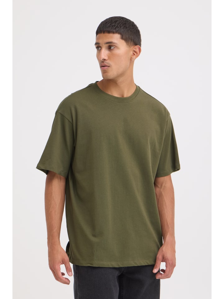 Rundhalsshirt BHFisher in Grün