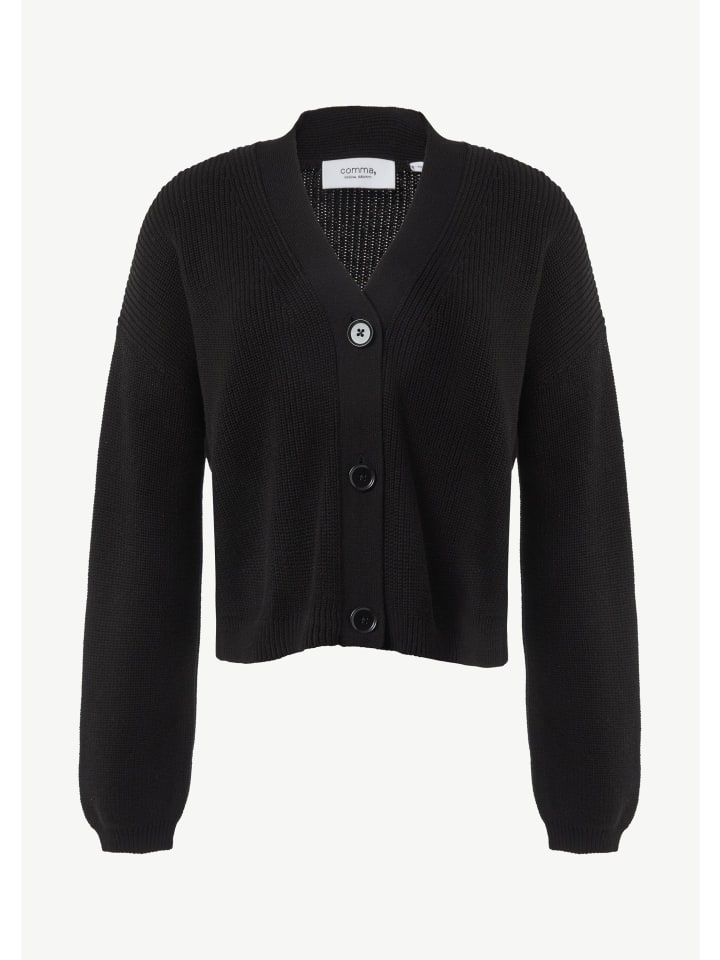 Strickjacke in 9999_schwarz