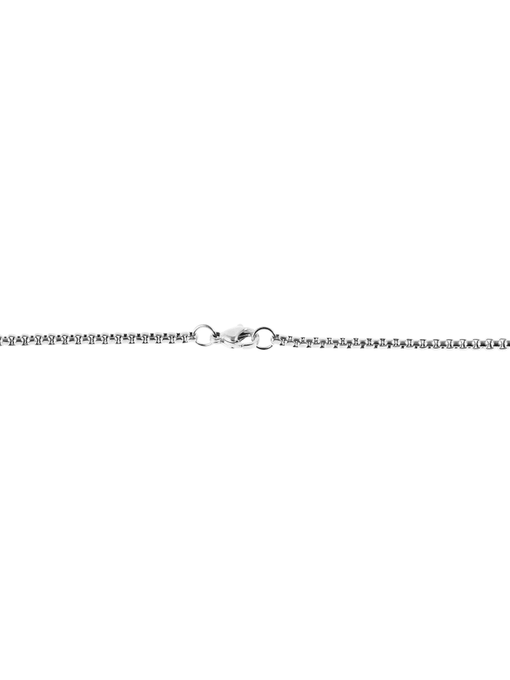 Unisex Halskette mit Anhänger – aus Edelstahl in silber