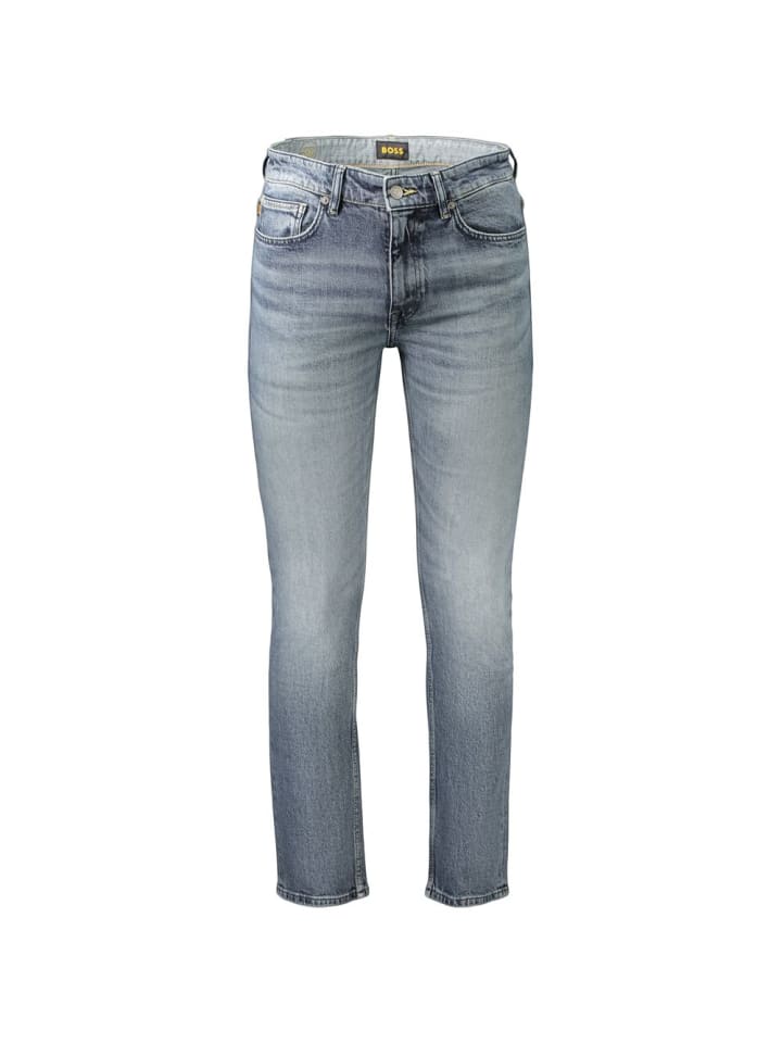 Blau Baumwolle Herren Jeans
