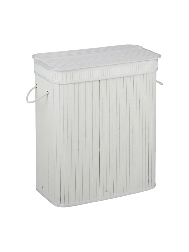 Wäschesortierer in Weiß - (B)55 x (H)63 x (T)35 cm