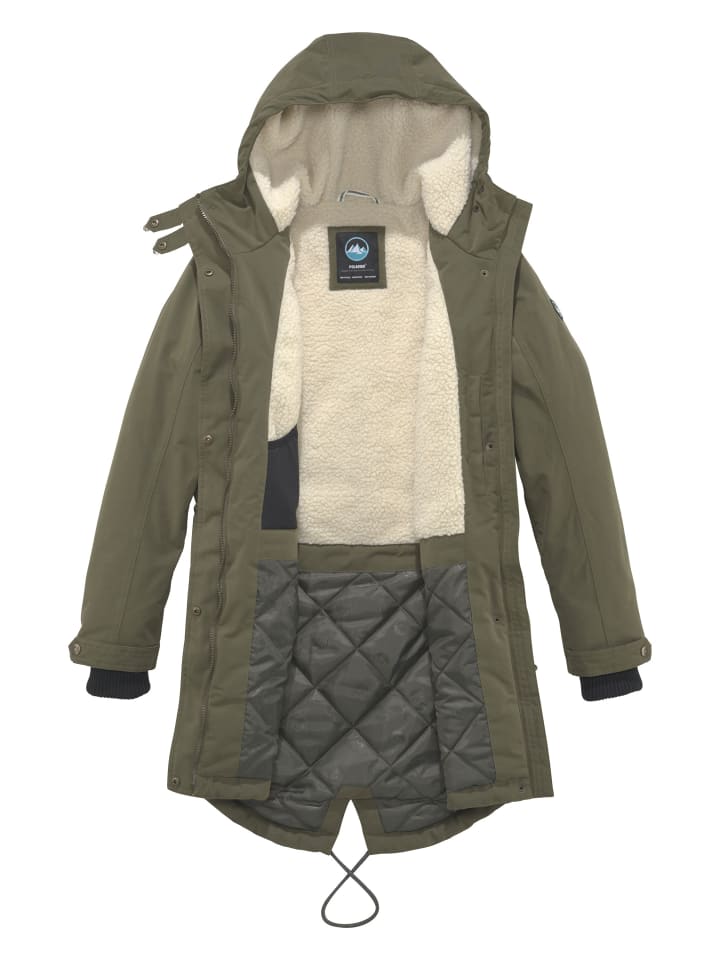 Funktionsparka in khaki