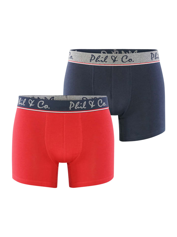 Retroshorts 2-Pack Jersey in navy red