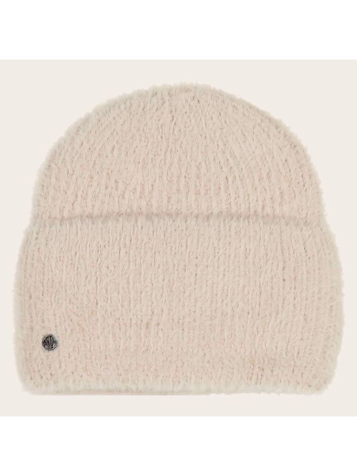 Strickmütze in weiß