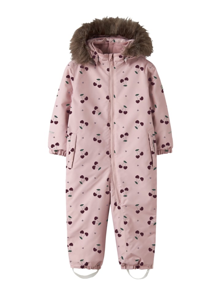 Schneeanzug NMFSNOW10 SUIT AOP FO in violet ice