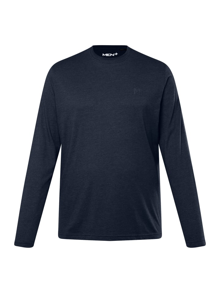 Kurzarm T-Shirt in navy blau