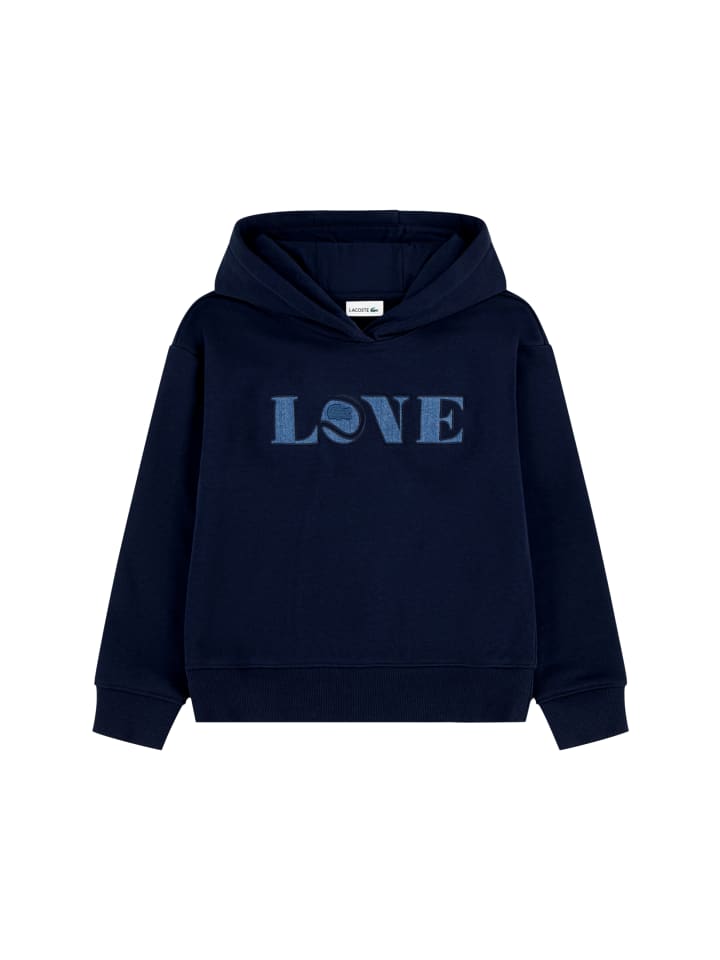 Hoodie 'Love' in dunkelblau