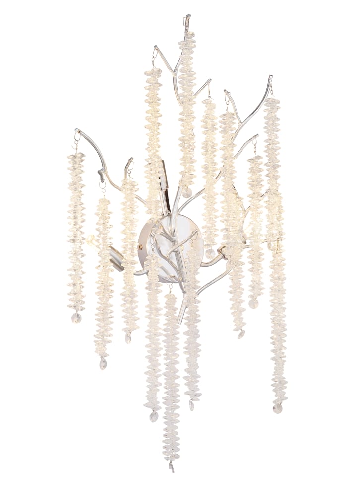 Wandleuchte "LAVERNE" in silver