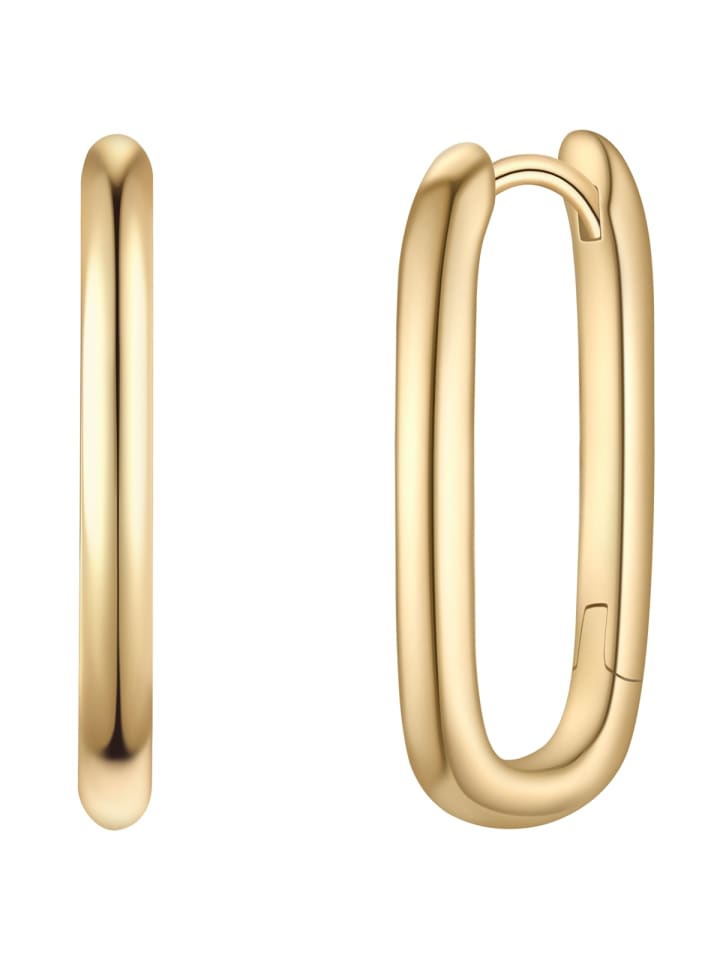 Creolen aus Sterling Silber in gelbgold