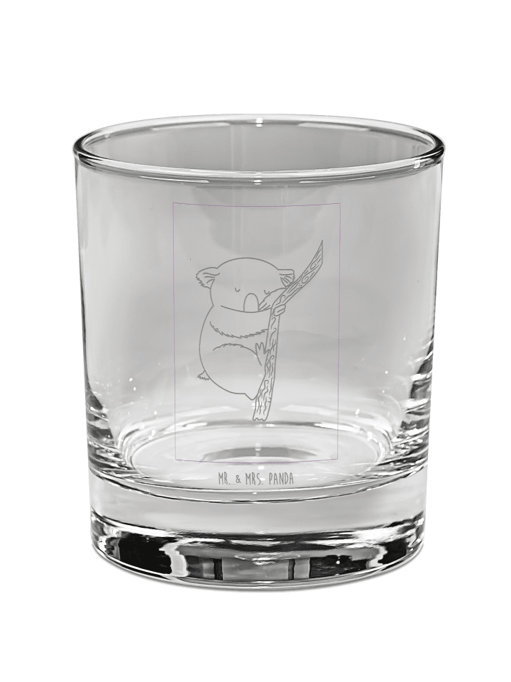 Tumbler Koalabär ohne Spruch in Transparent