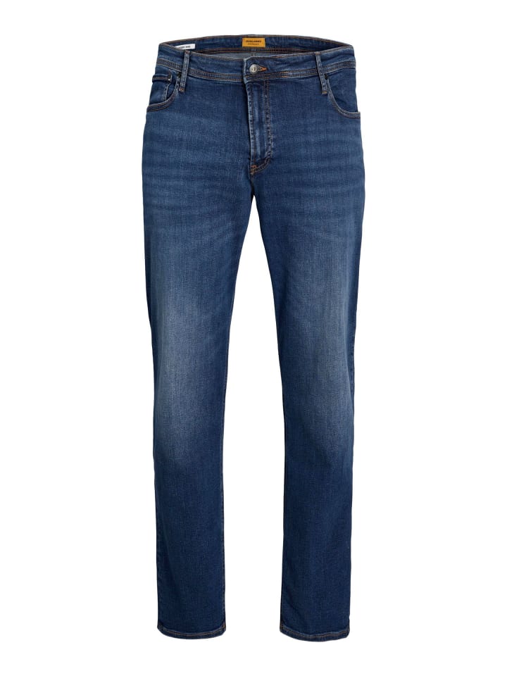 Tapered Fit Jeans in Blue Denim