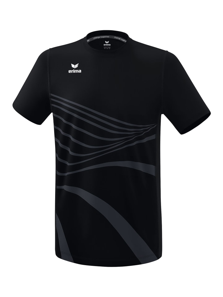 Kinder Racing T-Shirt in schwarz