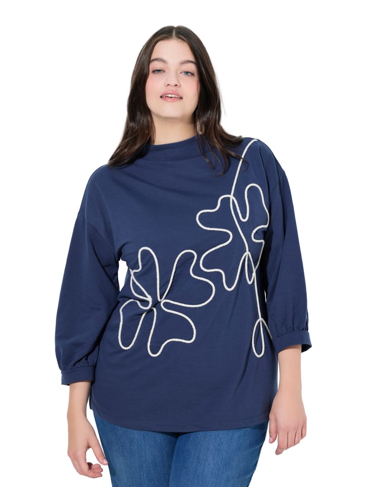 Sweatshirt in marine