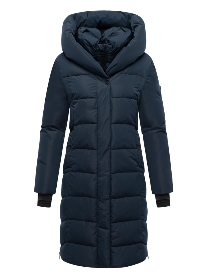 Steppmantel Laubzauber 14 in Navy