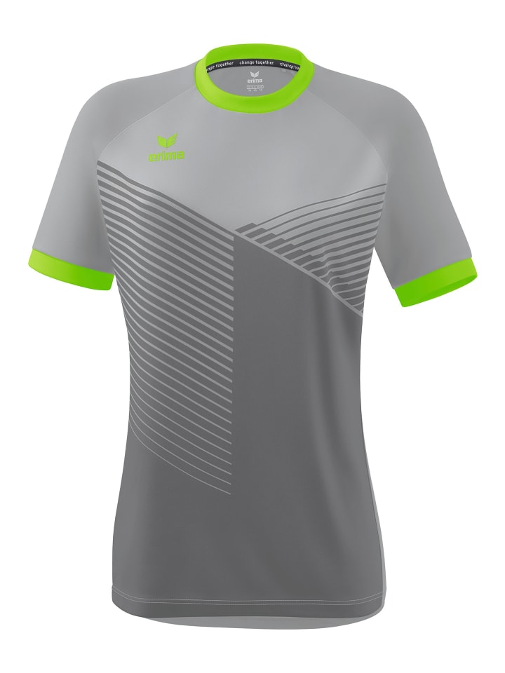 Damen Mantua Trikot in silver grey/green gecko