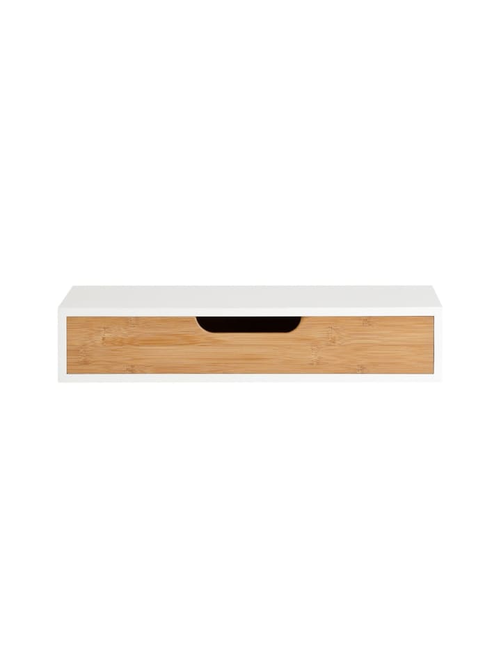 Wandschrank in Mattweiß - (W) 25 x (H) 8 x (L) 40 cm