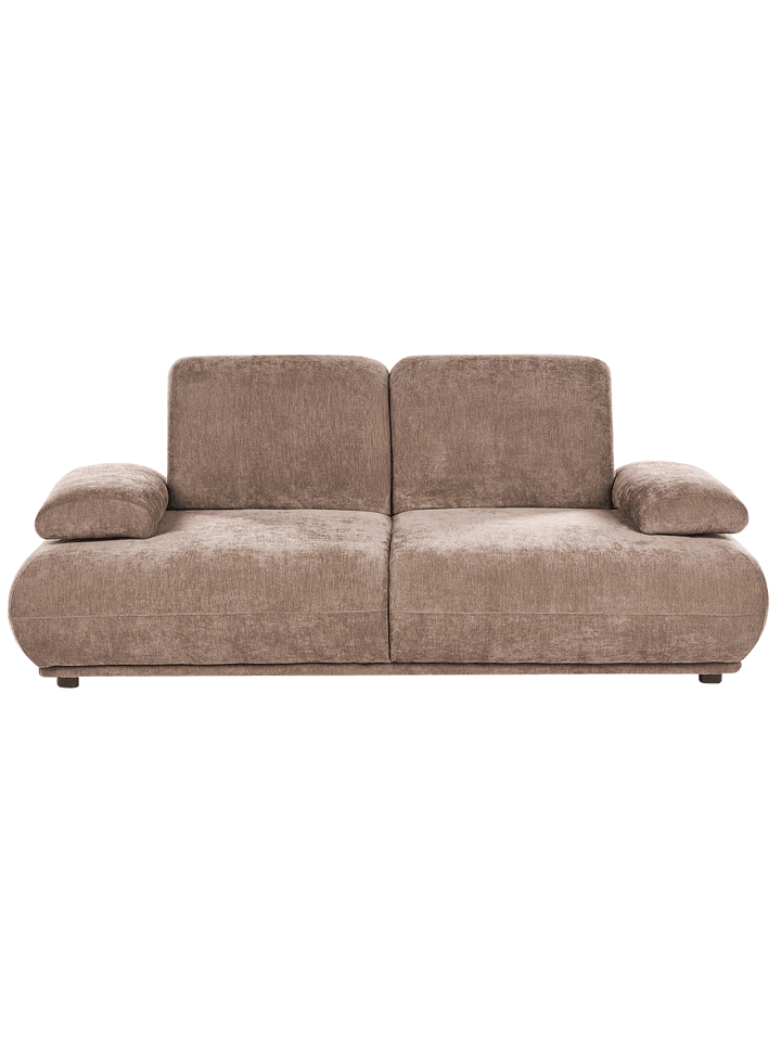 3-Sitzer Sofa NACKA in Braun - (W) 211 x (H) 89 x (L) 110 cm