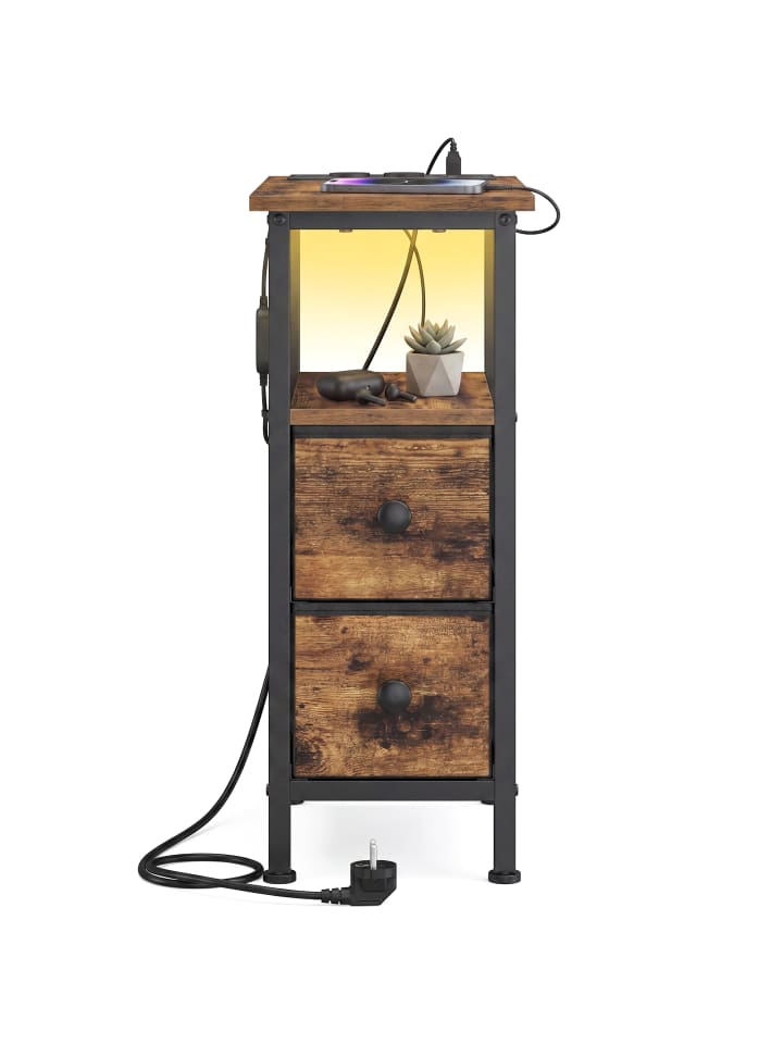 Beistelltisch Bellah in Braun - (B)46 x (H)60.4 x (T)21.6 cm