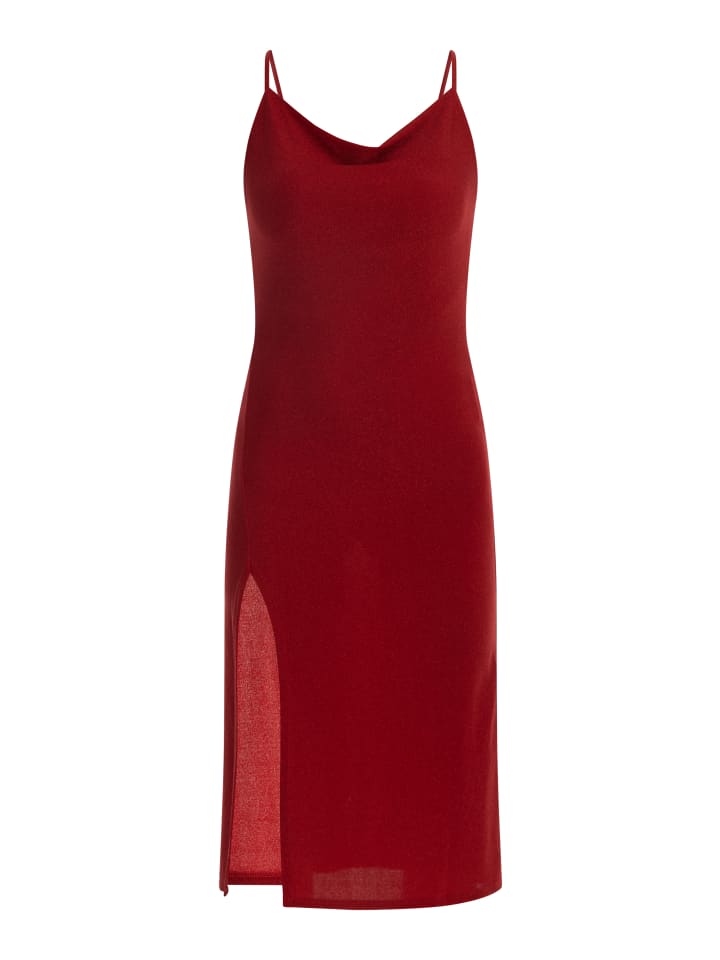 Damen Abendkleid Mit Spaghettiträgern in Rot