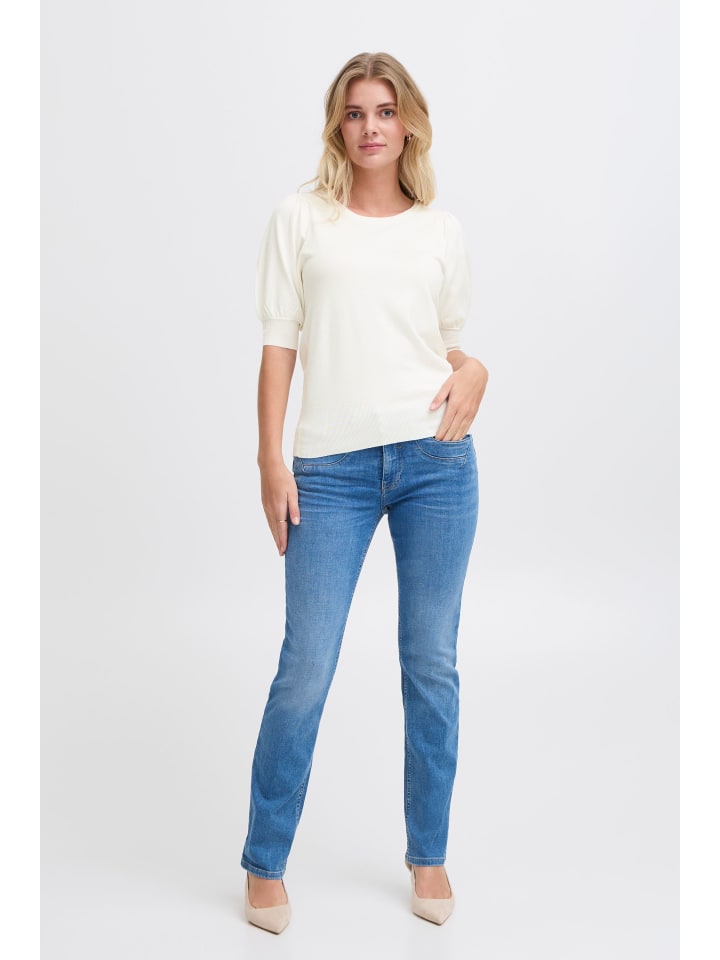 Strickpullover FRZUBASIC Regular fit in Whisper White
