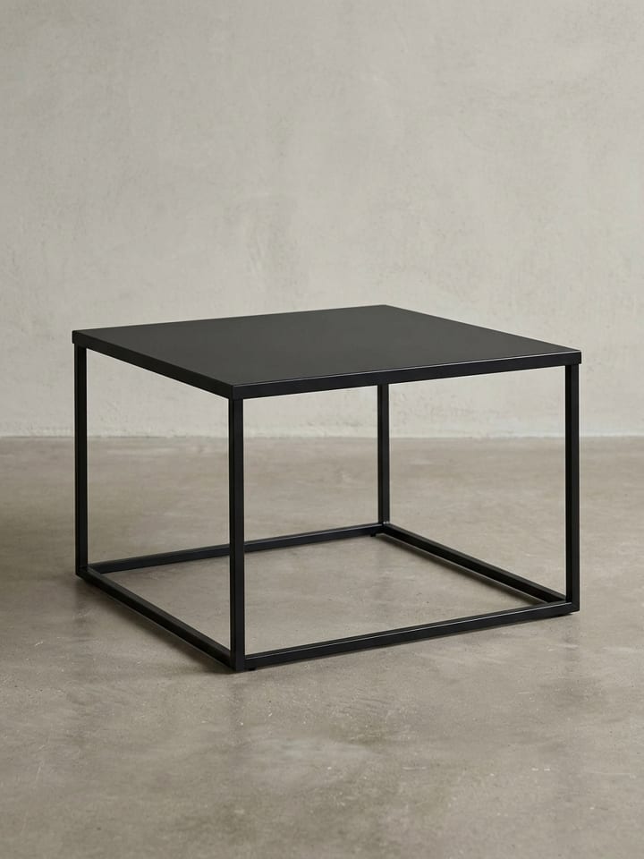 Couchtisch Industrial | Metall Schwarz, 60x60cm, Quadratisch in Schwarz