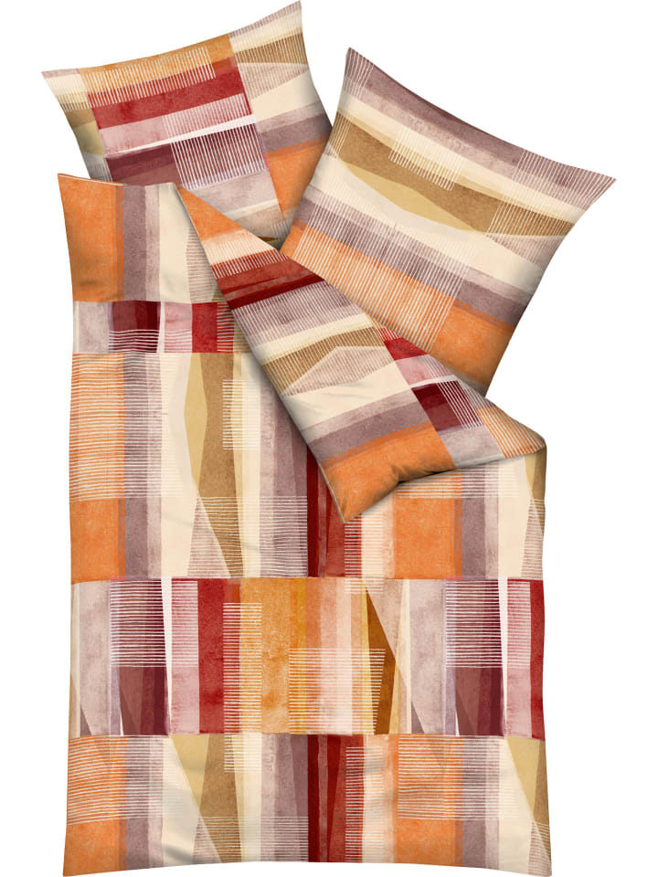 Mako-Satin Bettwäsche in terra