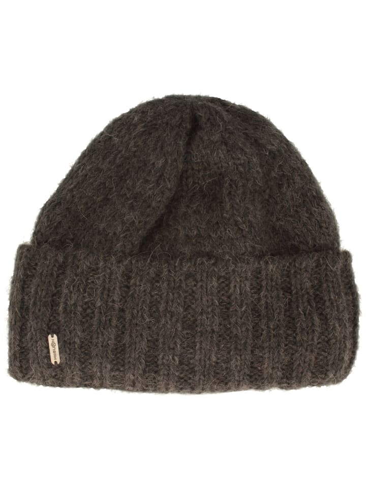 Strickmütze in grau
