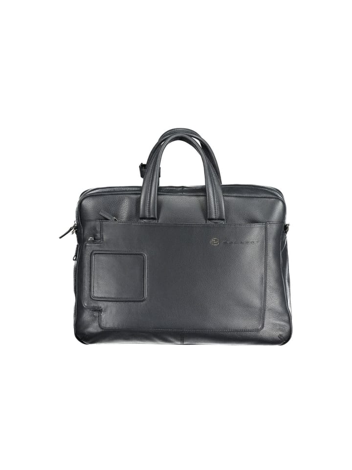 Blau Leder Herren Aktentasche