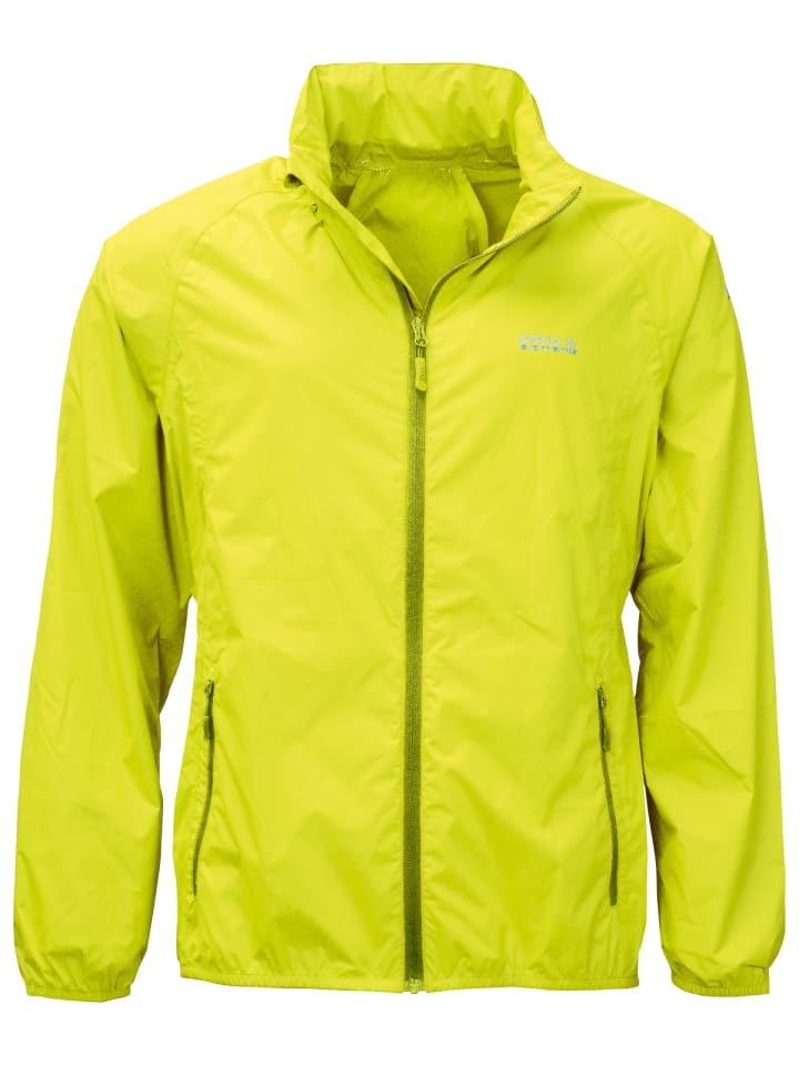 Bike Regenjacke "PACKABLE" in Neongelb