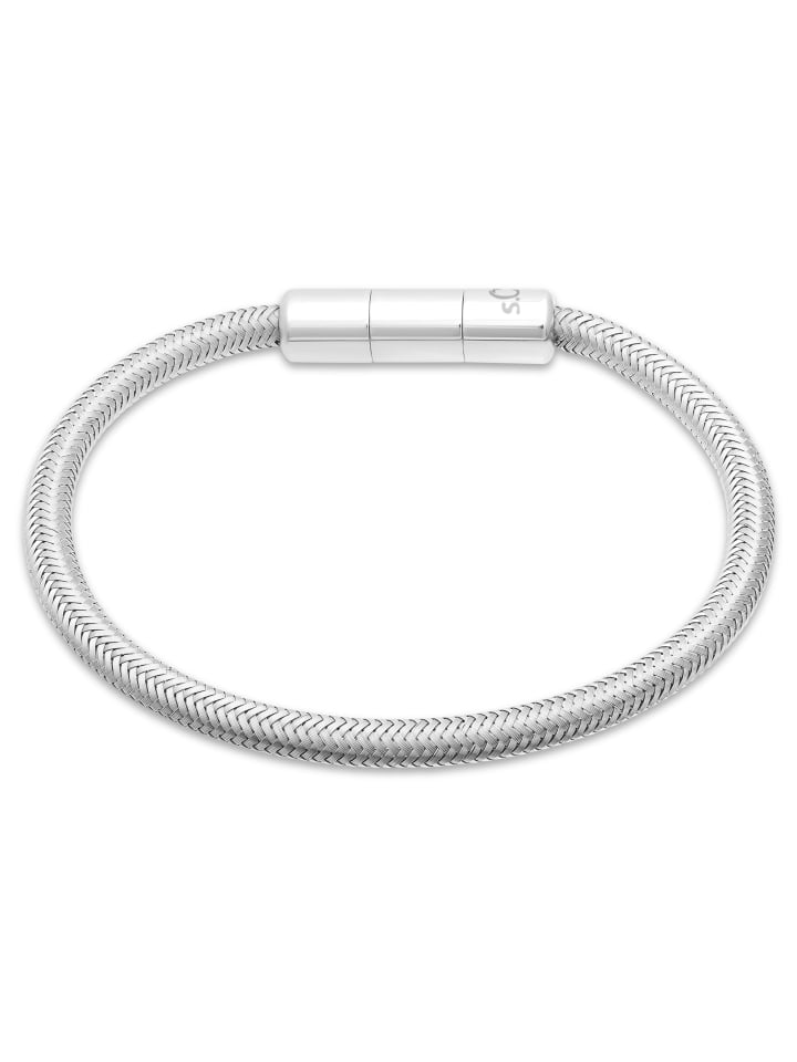 Armband Braided Band in silber