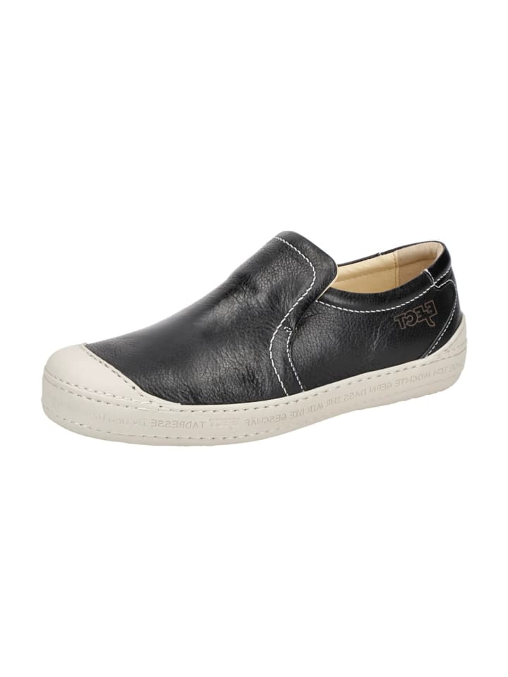 Sportliche Slipper in Schwarz