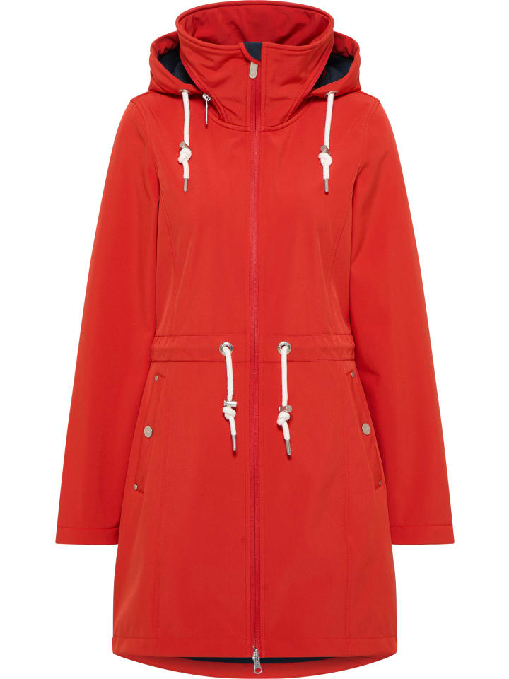 Damen Softshellmantel in Rot