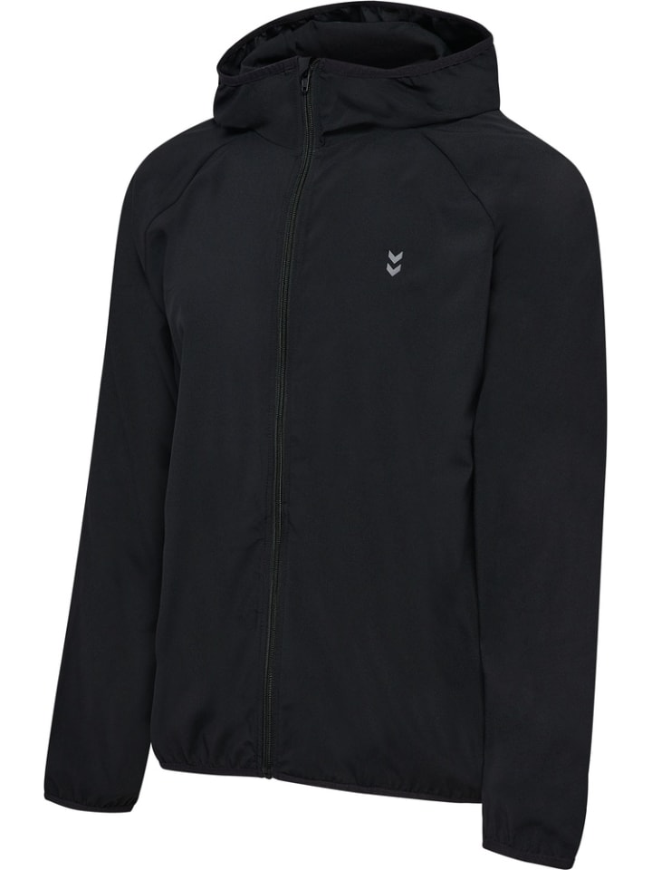 Trainingsjacke "Hmlpulse Windbreaker Jacket" in Schwarz