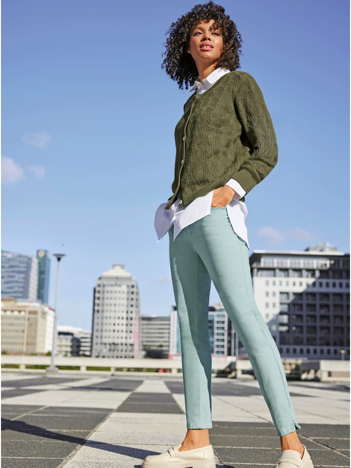 Twill-Hose in kalkmint