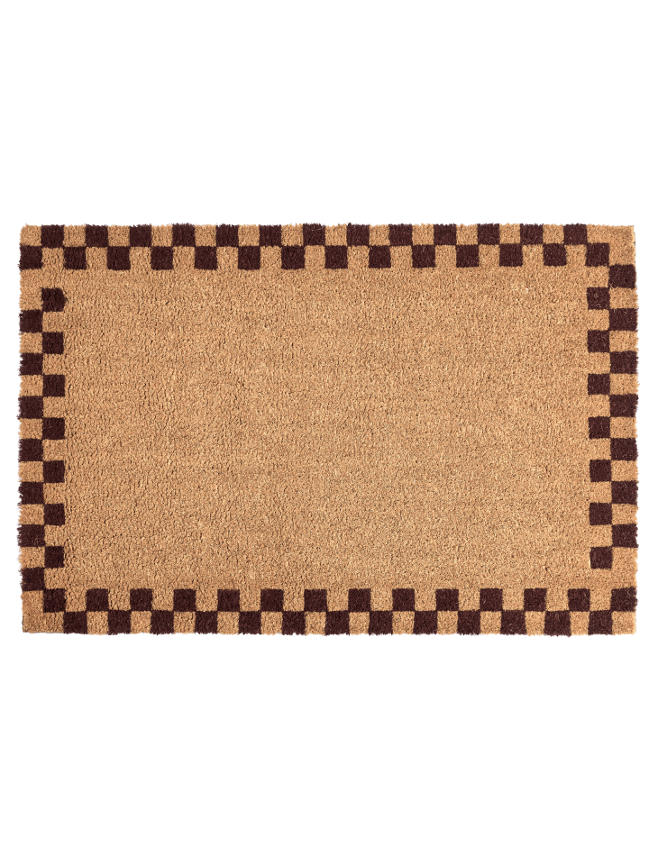 Fußmatte SAGADA in Beige/Braun - (W) 60 x (L) 90 cm