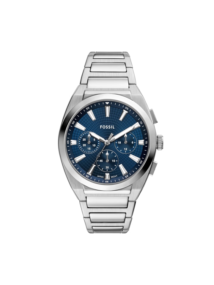 Armbanduhr Armbanduhr - EVERETT in silber-blau