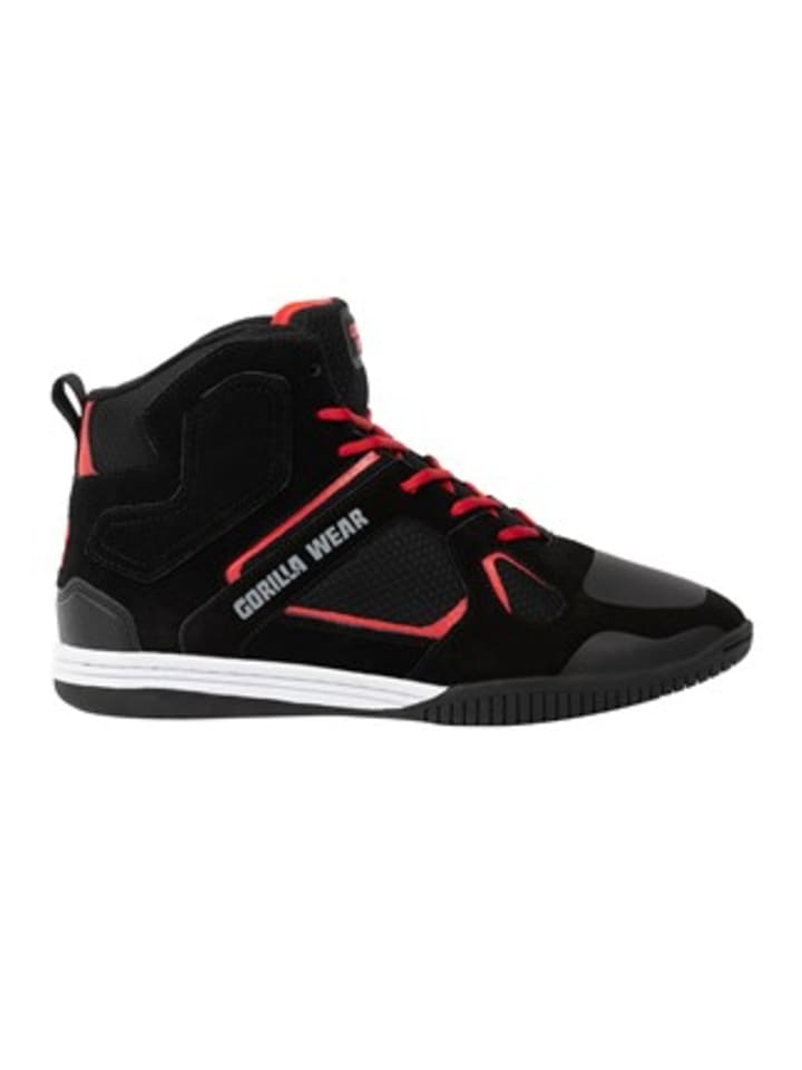 Turnschuhe - Troy High Tops - Schwarz/Rot
