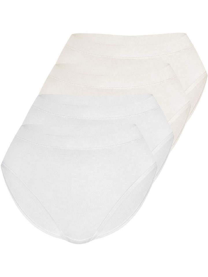 4er Sparpack Slip Mini in ivory white