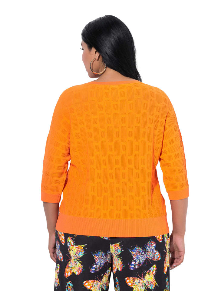 Pullover in mandarine