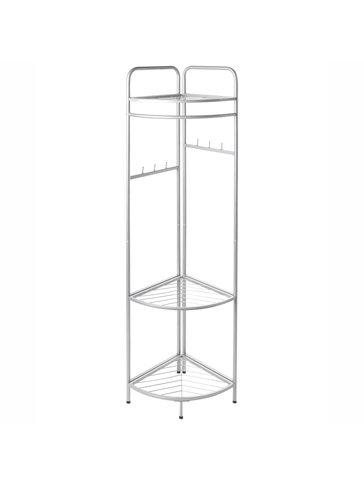 Kleiderständer LAWTON in Silber - (W) 53 x (H) 160 x (L) 37 cm