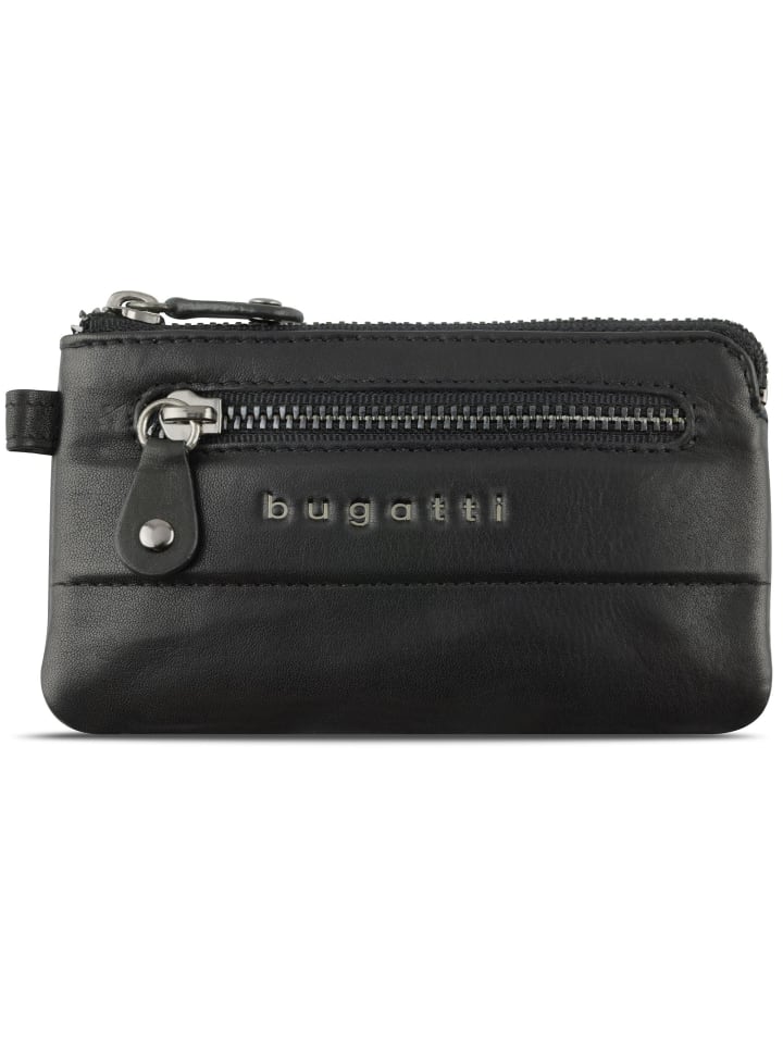 Nome Schlüsseletui Leder 12 cm schwarz