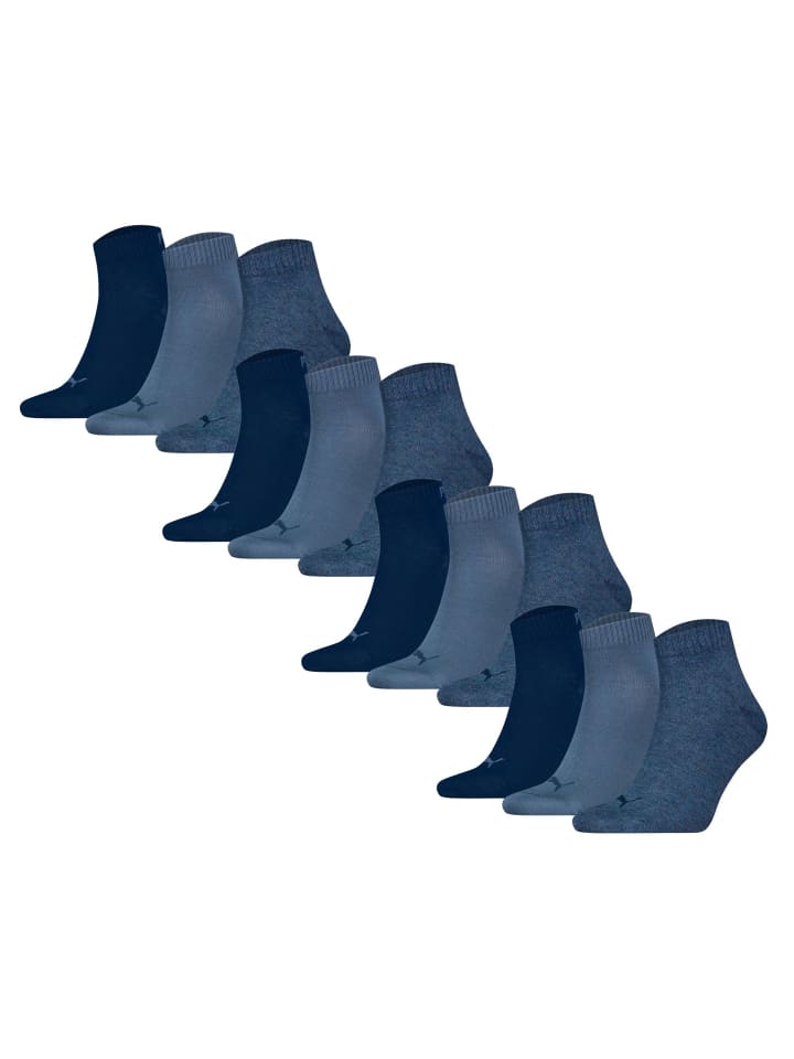 Socken 12er Pack in Denim Blau