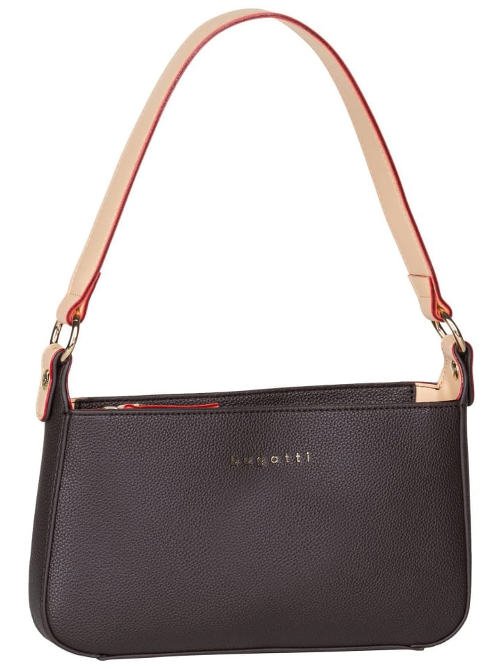 Schultertasche Ella Small in Dunkelbraun