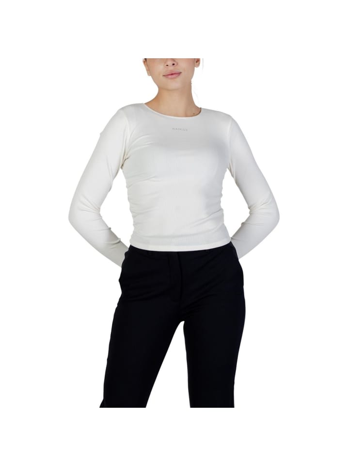 Creme Modal Langarmshirt