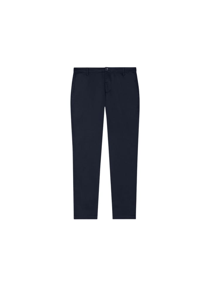 Blau Baumwolle Skinny-Hose