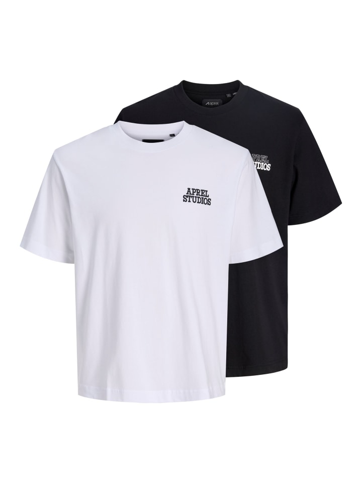 2er-Pack T-shirt in Black 2