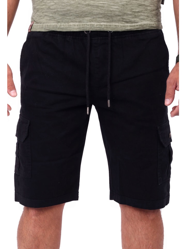 Shorts kurze Cargo-Shorts in schwarz