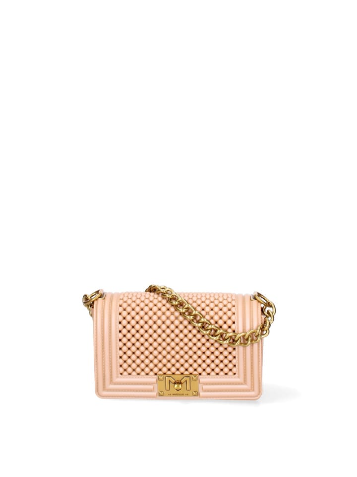 Handtasche in APRICOT AND LIGHT YELLOW