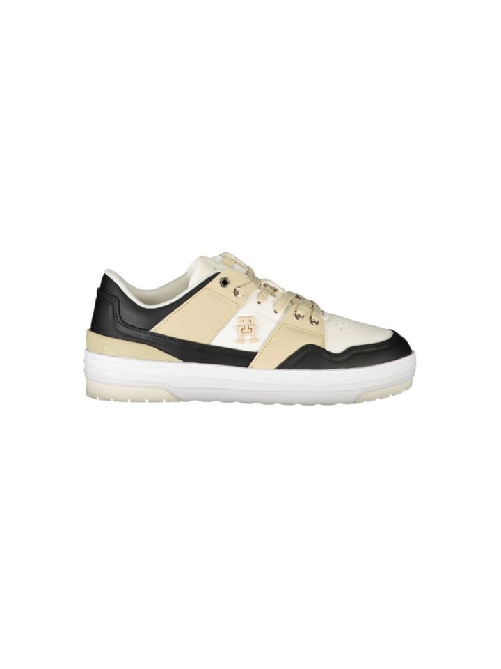 Weiß Leder Damen Sneaker