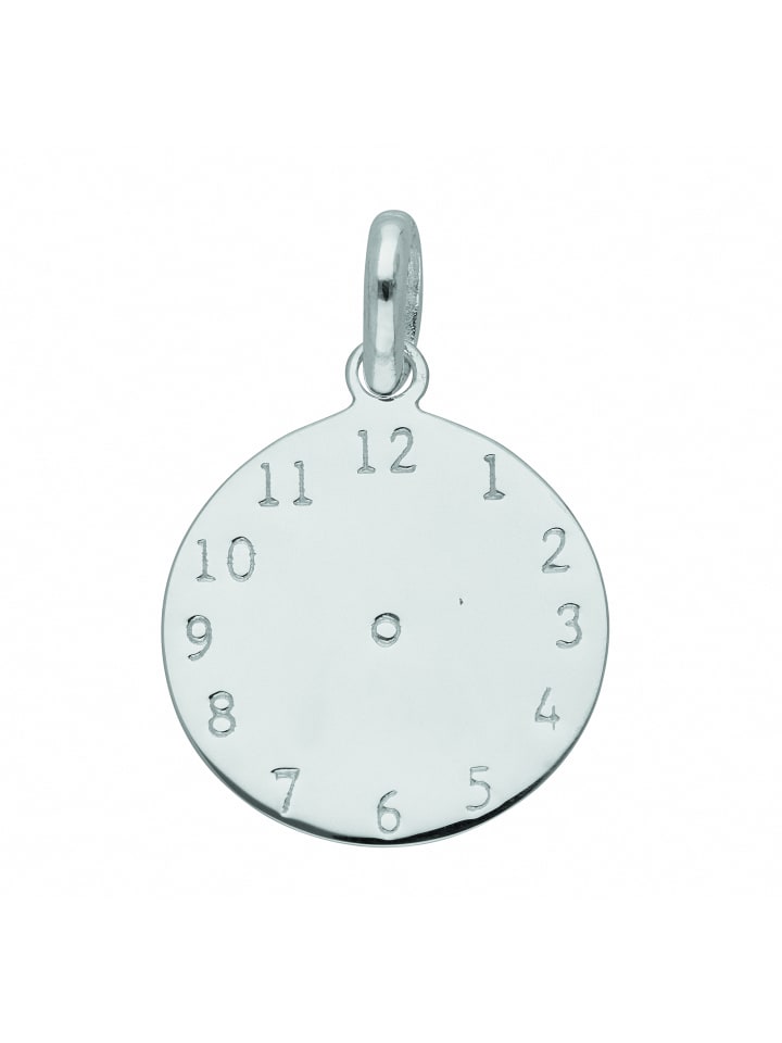 Damen 925 Silber Anhänger Taufuhr Ø 15,5 mm in silber